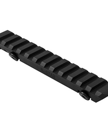 NcSTAR Ruger Mini 14 Picatinny Rail Mount-Black-GEN 2, Model:MRUBV2, 1.63"D x 0.84"W x 2.03"H