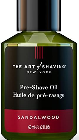 The Art of Shaving Pre Shave Beard Oil for Men, Protects Against Irritation and Razor Burn, Clinically Tested for Sensitive Skin, Sandalwood, 2 Fl Oz (Pack of 1)