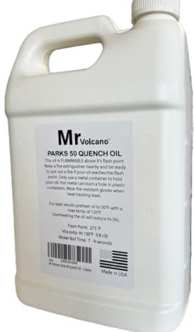 Mr Volcano Parks 50 Quench Oil for Heat Treating Steel and Knife Steel - 1 Gallon