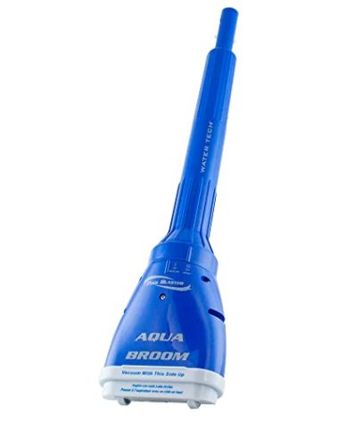 POOL BLASTER Aqua Broom Cordless Vacuum for Spa, Small Pool & Tight Spaces, Ideal for Sand, Silt & Dirt, Battery-Powered Hot Tub Cleaner for Inground, Above-Ground and Inflatable Pools, by Water Tech