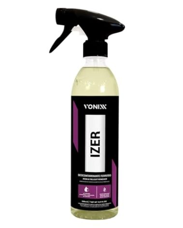 Vonixx Izer Iron Remover Spray | pH-Neutral, Non-Acidic Formula | Easy Application | Reduced Odor Formula | Keep Your Vehicle Looking Like New | Car detailing supplies | 16.9 fl oz (500 ml)