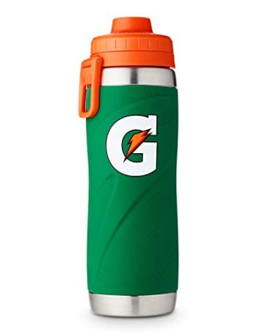 Gatorade Stainless Steel Sport Bottle, 26oz, Double-Wall Insulation, Green , 26oz (Pack of 1)