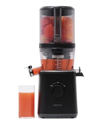 Nama J2 Cold Press Juicer – Self Feeding for Hands-Free Operation with Wide Mouth Hopper for Whole Recipe Loading, Zero Waste Masticating Juicer For More Juice, Less Pulp – Easy Cleanup & Assembly
