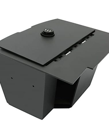 HECASA Center Console Gun Safe Vault Compatible with 2009-2018 Dodge Ram 1500 2500 3500 Steel Storage Box