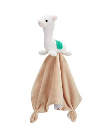 Pro Goleem Llama Security Blanket Soft Loveys for Babies for Boys and Girls Newborn Lovie Infant Blankie Llama Baby Stuff Baby Snuggle Toy Stuffed Animal Baby Gifts 14 Inch