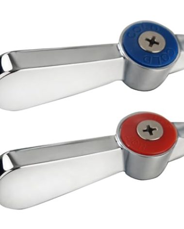 sepaitek Commercial Faucet Handle Replacement Kitchen Sink Faucet Handles 3-inch Hot/Cold Replacement Kit, Suitable for Commercial Kitchen Faucet