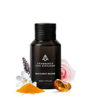 AromaPlan Hotel Scents Inspired by Baccarat Rouge, 1.7 Fl Oz (50 ml)- Home Luxury Aroma & Hotel Fragrance Essential Oil for Aromatherapy- USA Made, Bolder Aroma & Longer Lasting