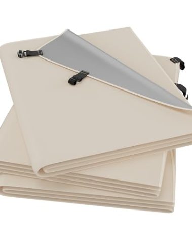 EAST OAK Sun Shade Sail Canopy Cover for EAST OAK Screen House & Pop-Up Tent 10 x 10 FT, Sun Protection, UPF 50+, 210D Oxford Silver-Coated Fabric, 74" x 54", Pack of 3 (Not Include Tent)