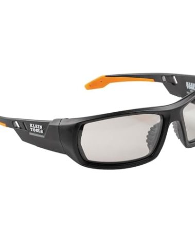 Klein Tools 60537 Safety Glasses, Professional PPE Protective Eyewear with Full Frame, Scratch Resistant and Anti-Fog, Indoor/Outdoor Lens