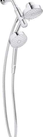 KOHLER K-23218-CP Awaken 2-in-1 Multifunction Shower Combo Kit, Durable Materials, Versatile Spray, Polished Chrome