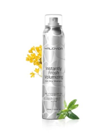 HALOVIDA Dry Shampoo for Women, Dry Scalp Shampoo Spray for Dark Hair Leaves No White Residue, Absorb Oils, Volumizing & Refresh Hair for 72 Hours, 5.07 Fl Oz (Pack of 1)