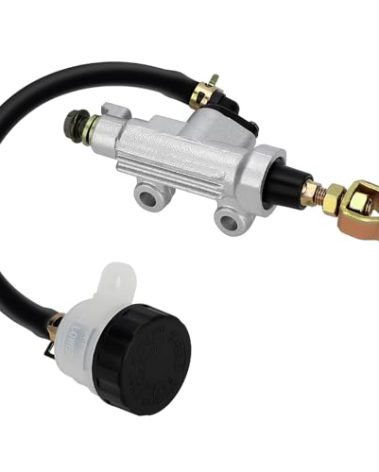 M MATI Rear Brake Master Cylinder for Yamaha Wolverine 350 450 Grizzly 300 400 450 660 Kodiak 400 450 YFM 5KM-2583V-00-00