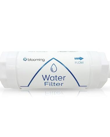 Blooming Bidet Filter for Bidet Toilet Seats, Premium Water Filtration System for Electronic Bidet Seats, Extend the Life of Electric Bidet Up to 6 Months, 1/2" Threads