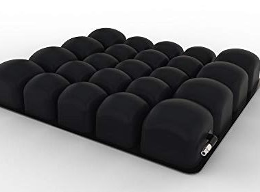 ROHO MOSAIC Cushion, Heavy Duty, Inflatable Seat Cushion for Office Chair, Wheelchair, Cars, Home Living, & Back Pain Support, Adjustable Cushion with Stretchable Cover & Non-Skid Bottom, 18" x 16"