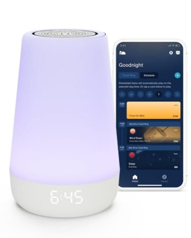 Hatch Rest Baby Sound Machine, Night Light | 2nd Gen | Registry Essential, Sleep Trainer, Routine Builder, Time-to-Rise Alarm Clock, White Noise Soother, Nursery Stories, Toddler Kids Bedroom (Wi-Fi)