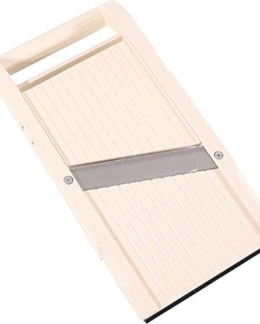 Benriner Mandoline Jumbo Slicer, Japanese Stainless Steel Blade, Beige