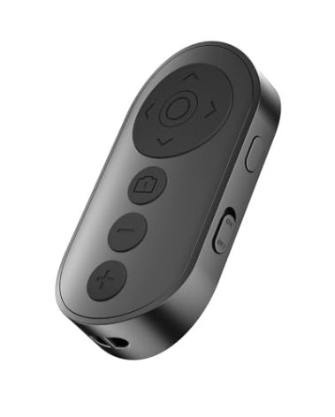 Wireless Camera Remote Control with Zoom for iPhone & Android, Versatile Shutter with Front/Rear Camera Switch for Photo & Video, Smartphone Remote Clicker for TikTok