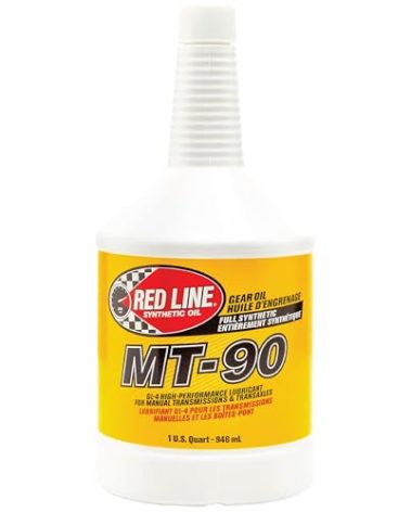 Red Line 50304 MT-90 75W-90 GL-4 Manual Transmission and Transaxle Lubricant (MTL)- 1 Quart