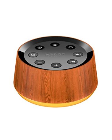 Brown Noise Sound Machine with 30 Soothing Sounds 12 Colors Night Light White Noise Machine for Adults Baby Kids Sleep Machines with 36 Volume Levels Memory Function 5 Timers for Home Office Travel