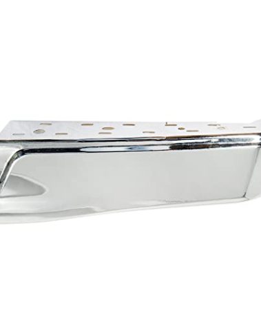 GXYWADY Chrome Steel Passenger Side Right Rear Bumper End Replacement for F150 Truck 2015-2020 without Park Assist Sensors FO1102380