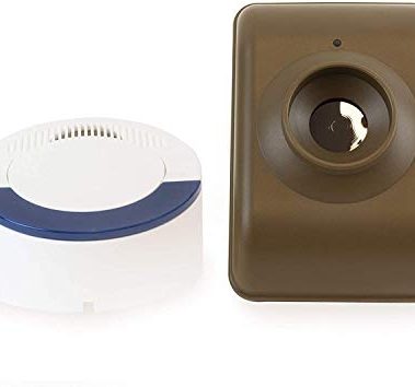 Dakota Alert Long Range Wireless Driveway Motion Detector - DCMA-4000 One Mile Alarm System - Passive Infrared Driveway Alarm Transmitter & Receiver - Outdoor Motion Sensor & Alarms