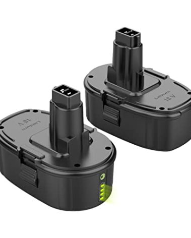 Powilling 6.5Ah Replacement for Dewalt 18V Battery DC9098 DC9096 DC9099 Compatible with Dewalt 18V XRP Battery Cordless Power Tools 2-Pack