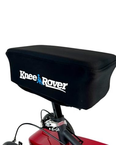 KneeRover Memory Pad Knee Scooter Pad Cover Cushion - Knee Rover Pad Accessory Features Removable Cover and Comfortable Memory Foam Cushion Insert - Knee Walker Pad Fits Most Models