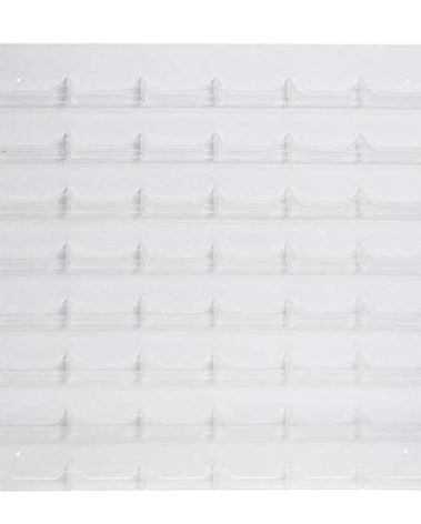 Acrylic 48 Pocket Wall Mount Business Card Holder
