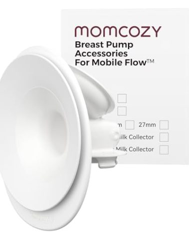Momcozy Original Replacement Accessories for Upgraded Mobile Flow | Upgraded M9,Original Upgraded M9 Breastfeeding Parts,24mm Flange,1 Pack
