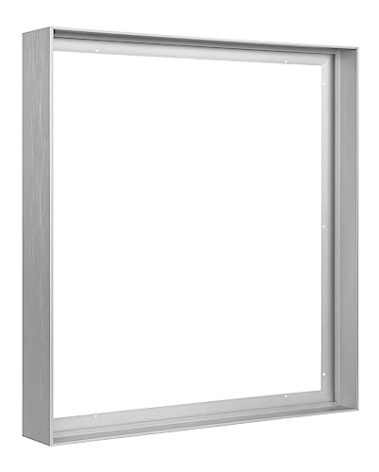 FOLKOR Canvas Floater Frame for 20x40 Oil Paintings, DIY Metal Floating Frame with 1.5” Deep for Stretched Canvas Art Prints Landscape Portrait, Horizontal or Vertical Display (Silver)