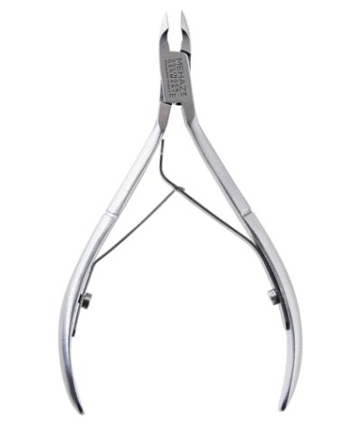 Mehaz Stainless Steel Cobalt Cuticle Trimmer, Nail Cuticle Nipper 1/4 Jaw, Cuticles Remover Clippers for Manicure & Pedicure Nail Tools