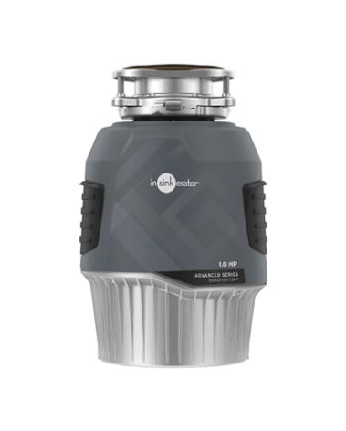 InSinkErator EVOLUTION 1HP 1 HP, Advanced Series Continuous Feed Food Waste Garbage Disposal, Gray