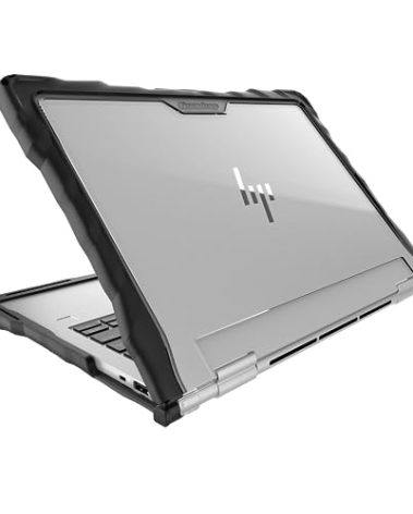 Gumdrop Droptech Laptop Case ONLY Fits HP Elitebook X360 830 G11/G10/G9 (2-in-1) 13.3 inch Rugged Drop Tested Reliable Chromebook Protection for School Use and Office Business-Black