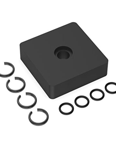 3/8" Impact Retaining Ring Fits 3/8 Impact Friction Ring Clip With O-Ring,Impact Hog Ring Replacement For Type Wrenches, Impact Wrench Tool Parts(4 Sets)