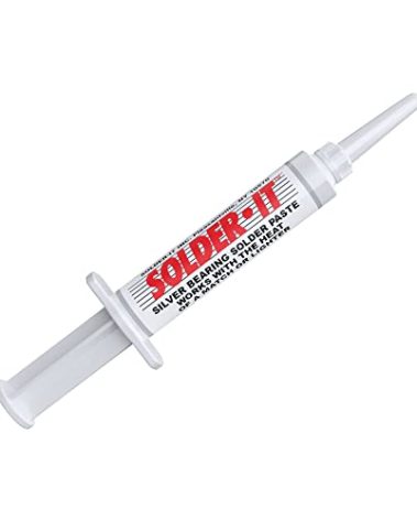 Solder-It SP-7 Silver Solder Paste 7.1 Grams | Soldering Flux Paste for Electronic Components, Home Improvement, and Wiring | Silver Solder for Jewelry Making and Repair | Lead-Free Solder Flux