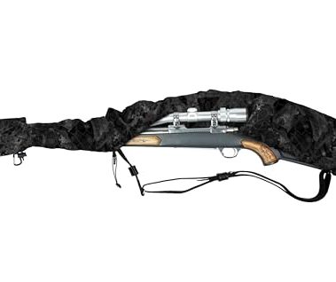 Alpine Innovations Gun Slicker Scoped Waterproof Camo Sleeve Cover, Fast Case Gun Pack Accessories, for Guns 38” to 56” - Gun Slicker (Vanish Shadow)