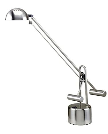 Lite Source LS-306PS Halotech 29-Inch 8W LED Desk Lamp, Polished Steel , Silver, 25x28x4.5