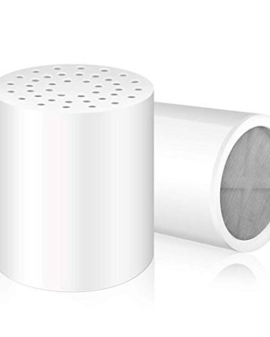 FEELSO 2 Pack 15 Stages Replacement Filters for Hard Water Remove Chlorine and Harmful Substances