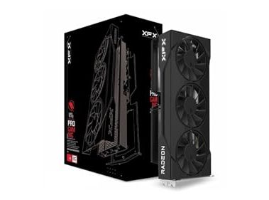 XFX Swift AMD Radeon RX 9060 XT OC Triple Fan Gaming Edition with 16GB GDDR6 HDMI 2xDP, AMD RDNA 4 RX 9060XT RX-96TS316BA