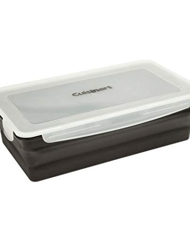 Cuisinart XL Collapsible Marinating Container, Large Capacity Grill Accessories Perfect for BBQs and Tailgates, Marinade and Brining Prep, Collapsible Silicone for Easy Storage