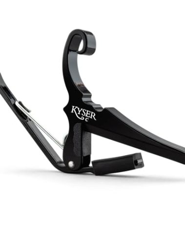 Kyser Quick-Change Guitar Capo for classical guitars, Black, KGCB