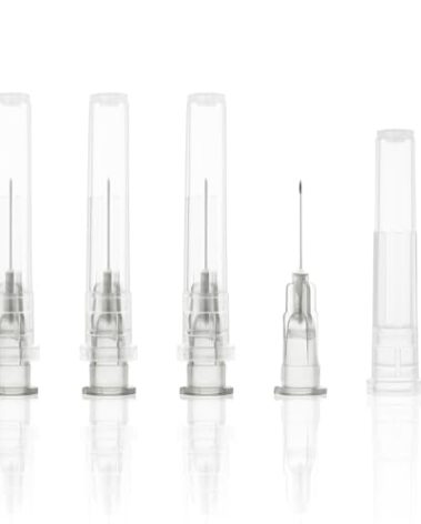 JIBENGAO 27G 1/2 Inch Needle (27g 13mm), 100Pcs Individually Wrapped Lab Needles