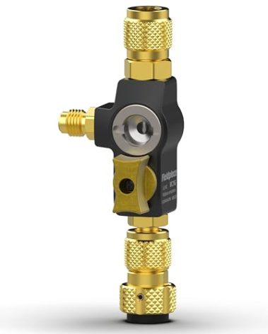 Fieldpiece - VC1G 1/4″ Valve Core Removal Tool with Sight Glass - Vacuum-Rated 20 microns & A2L Compatible - HVAC Tools