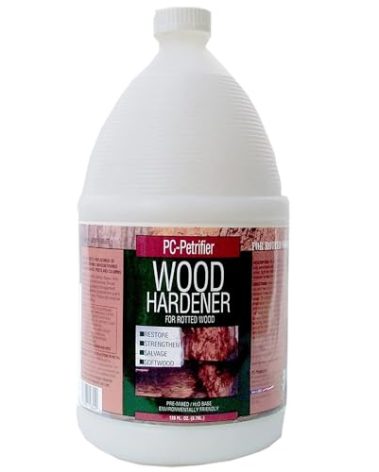 PC Products PC-Petrifier Water-Based Wood Hardener, 1 gal, Milky White 128442