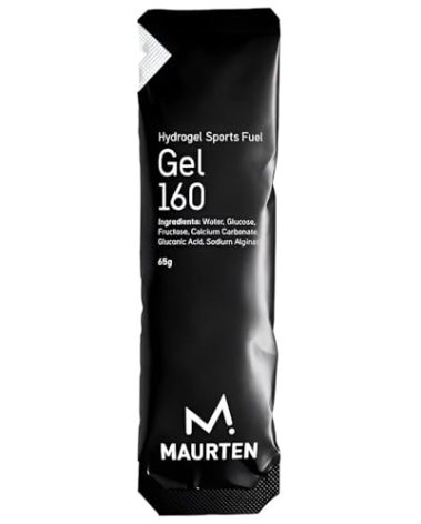 Maurten Gel 160 Energy Gel - 10-Pack of 65g - 40g Carbohydrates for Extended Endurance Sports - Stomach-Friendly Patented Hydrogel Technology for Endurance Athletes - Free of preservatives