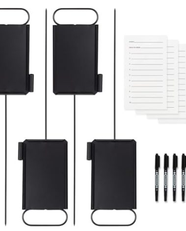 Niyanghome 4 Pcs Closest to The Pin Marker - Golf Metal Proximity Marker with 50 Sheets Cards and 4 Pens, Stainless Steel Golf Marker Golf Signs for Long Drive Putting Competition