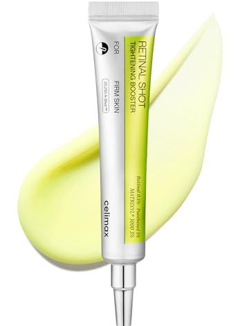 celimax The Vita A Retinal Shot Tightening Booster | with Retinal 0.1%, Matryxyl 3%, Pore Minimizer, Wrinkles & Fine Lines, Firmer Skin, 15ml