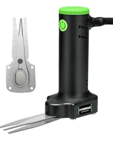 Electric Bud Trimmer Scissor, for Dry Wet Hydroponic Plants Trim Power Precise Cutting Shears with Speed Control, Heavy Duty Blades for Garden Plant Flowers Cutter