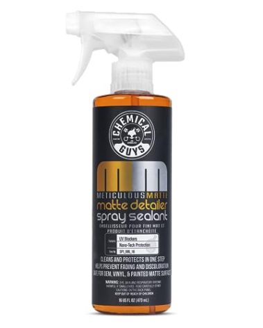 Chemical Guys SPI_995_16 Meticulous Matte Detailer and Spray Sealant for Crisp Satin & Matte Finishes, (Safe for OEM, Vinyl, & Painted Matte Surfaces) 16 fl oz