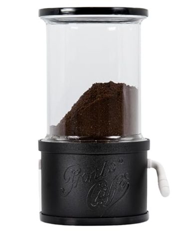 Lavatelli ProntoCaffè Black Coffee Powder Container and Dispenser for Coffee Makers up to 12 Cups, Replaceable Jar with 10 cm Tin, Compatible with Italian Mocha